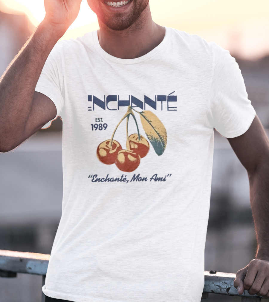 Daniel Ricciardo Enchante Est 1989 Enchanté Mon Ami Cherries T-Shirt