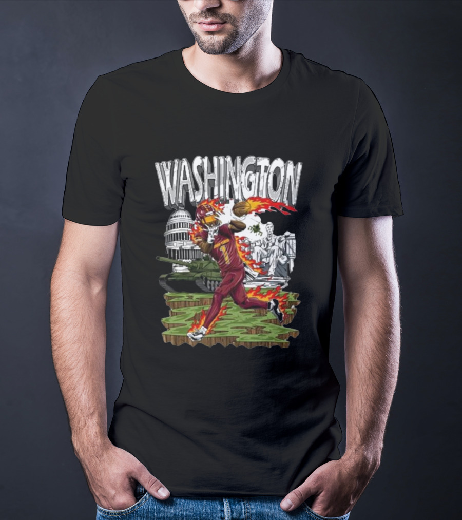 Washington Dark Horse JD X DH Football Capitol T-Shirt