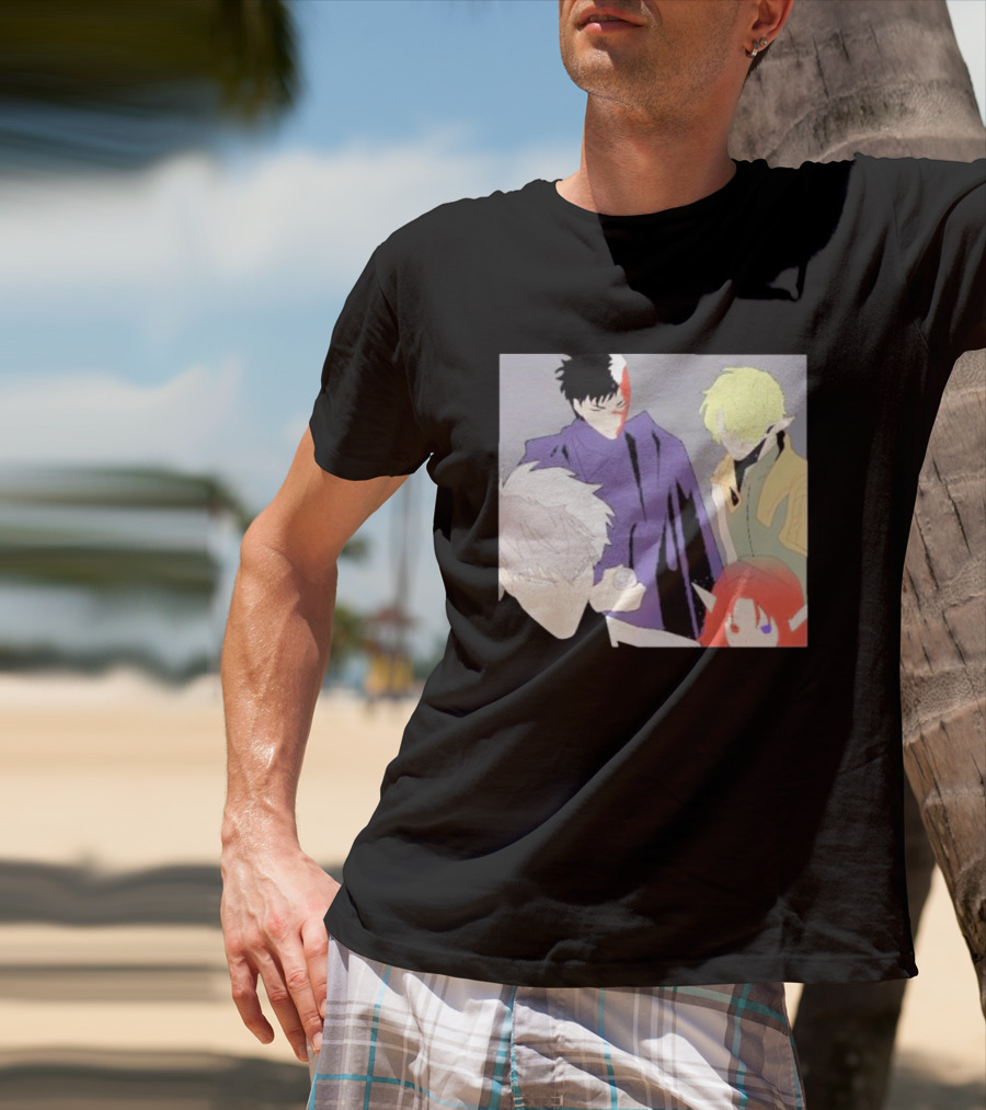 Anime Elf Kingdom Mysterious Characters Quartet T-Shirt