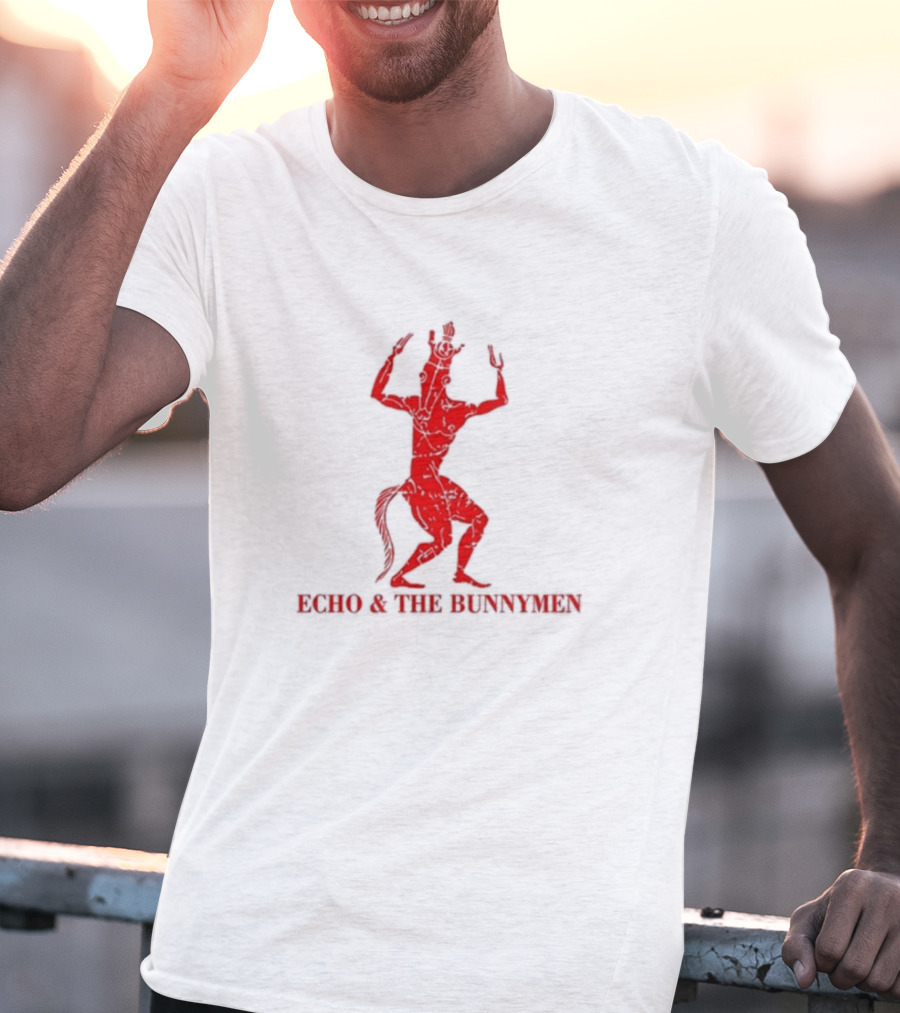 Echo And The Bunnymen Bring On The Dancing Horses Red Mythical Centaur T-Shirt