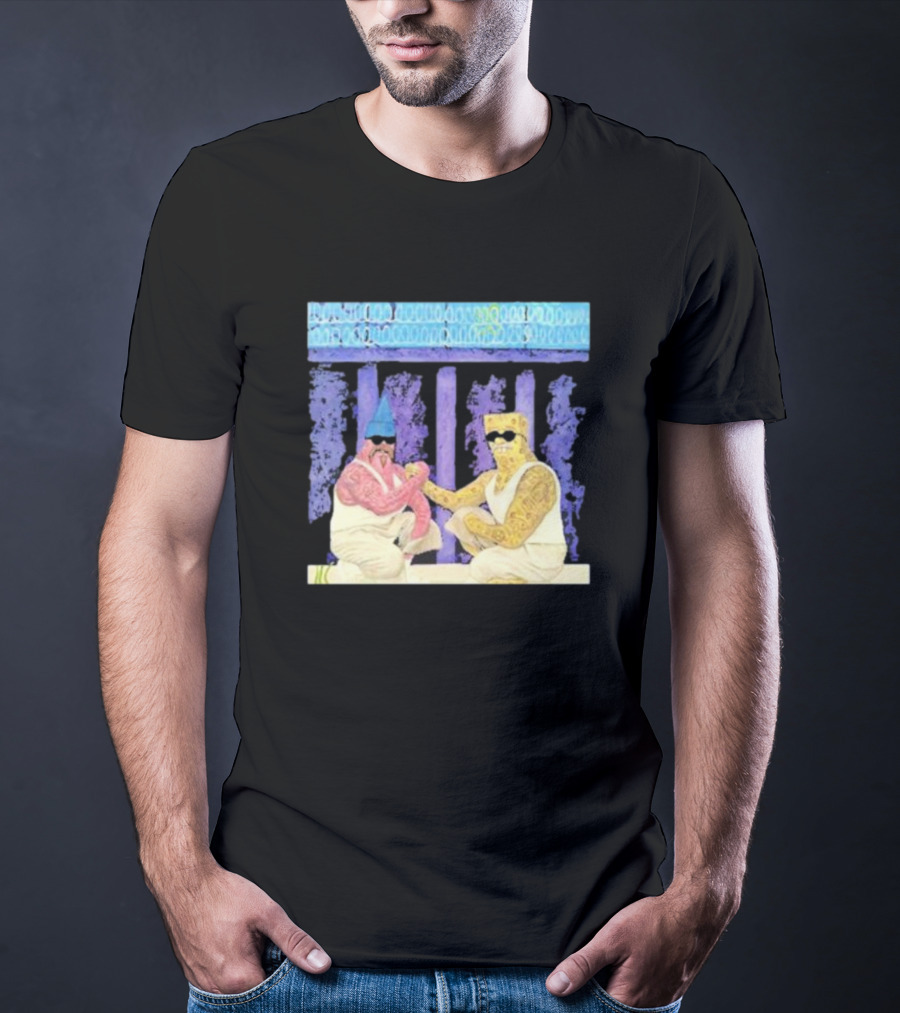 Mi Riqueza Ariel Camacho Greek Style Illustrative Scene T-Shirt