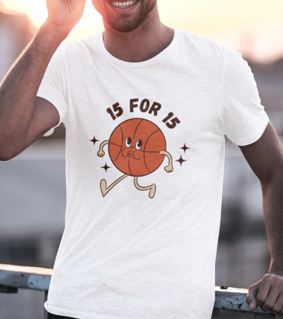 15 For 15 Basketball T-Shirt