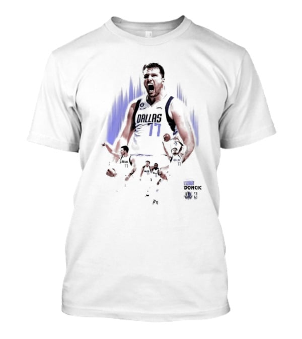 Luka Doncic Dallas 77 Western Conference Basketball T-Shirt