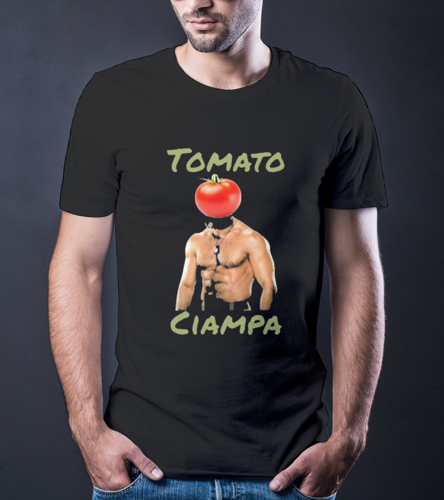 Tomato Ciampa Man Head Bodybuilder T-Shirt