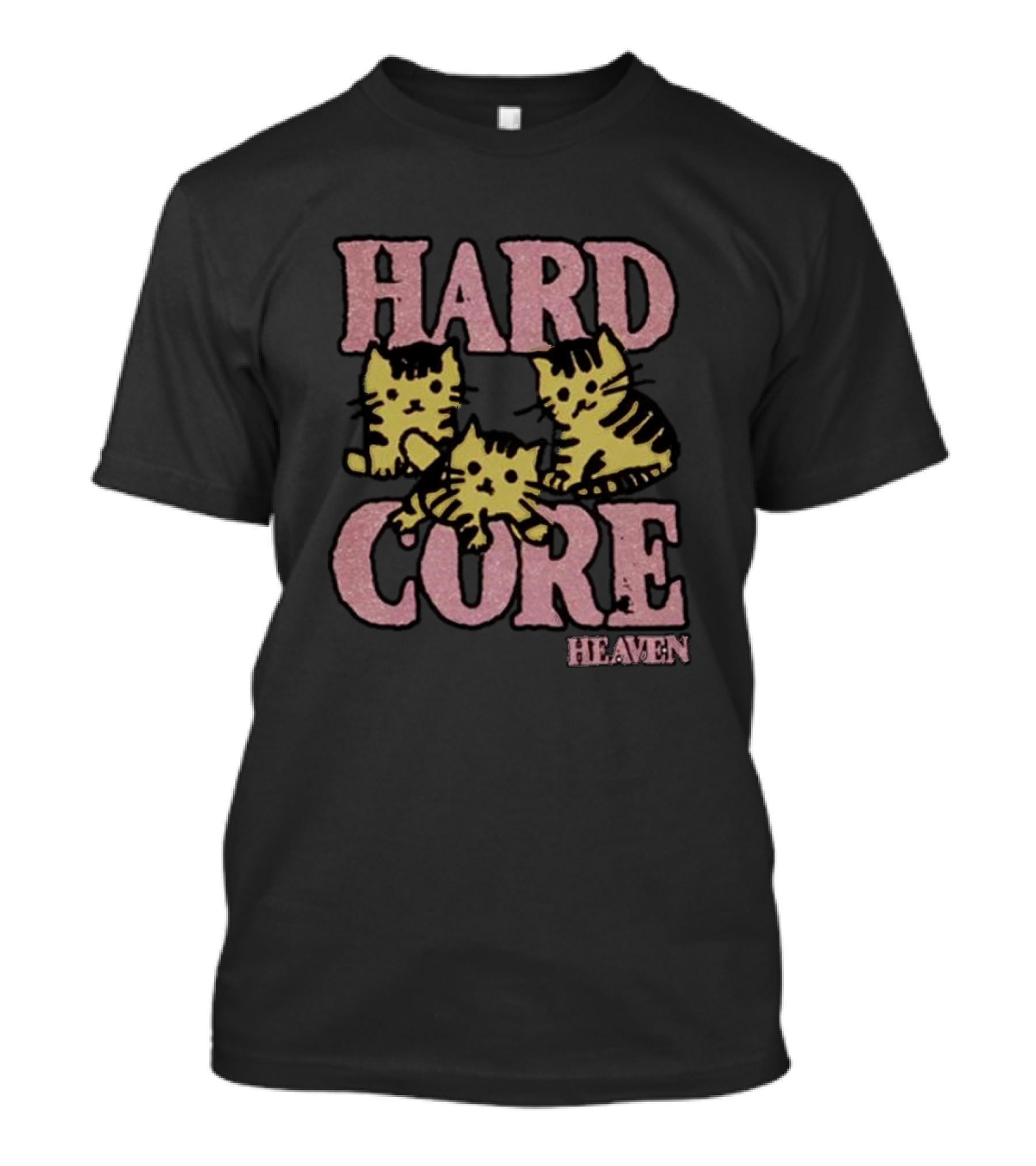 Hard Core Heaven Cat Trio T-Shirt
