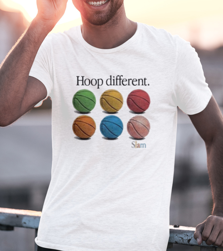 Kate Martin Hoop Different Slam Basketball Multicolor Balls T-Shirt