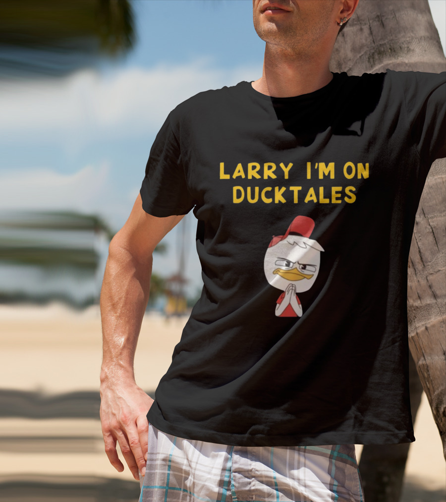 LARRY I'M ON DUCKTALES DUCK IN RED HAT T-Shirt