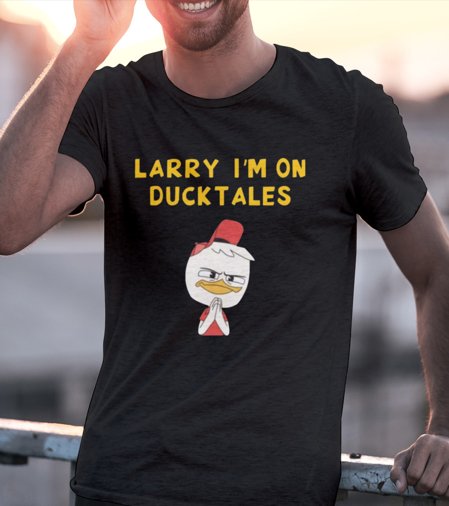 LARRY I'M ON DUCKTALES DUCK IN RED HAT T-Shirt