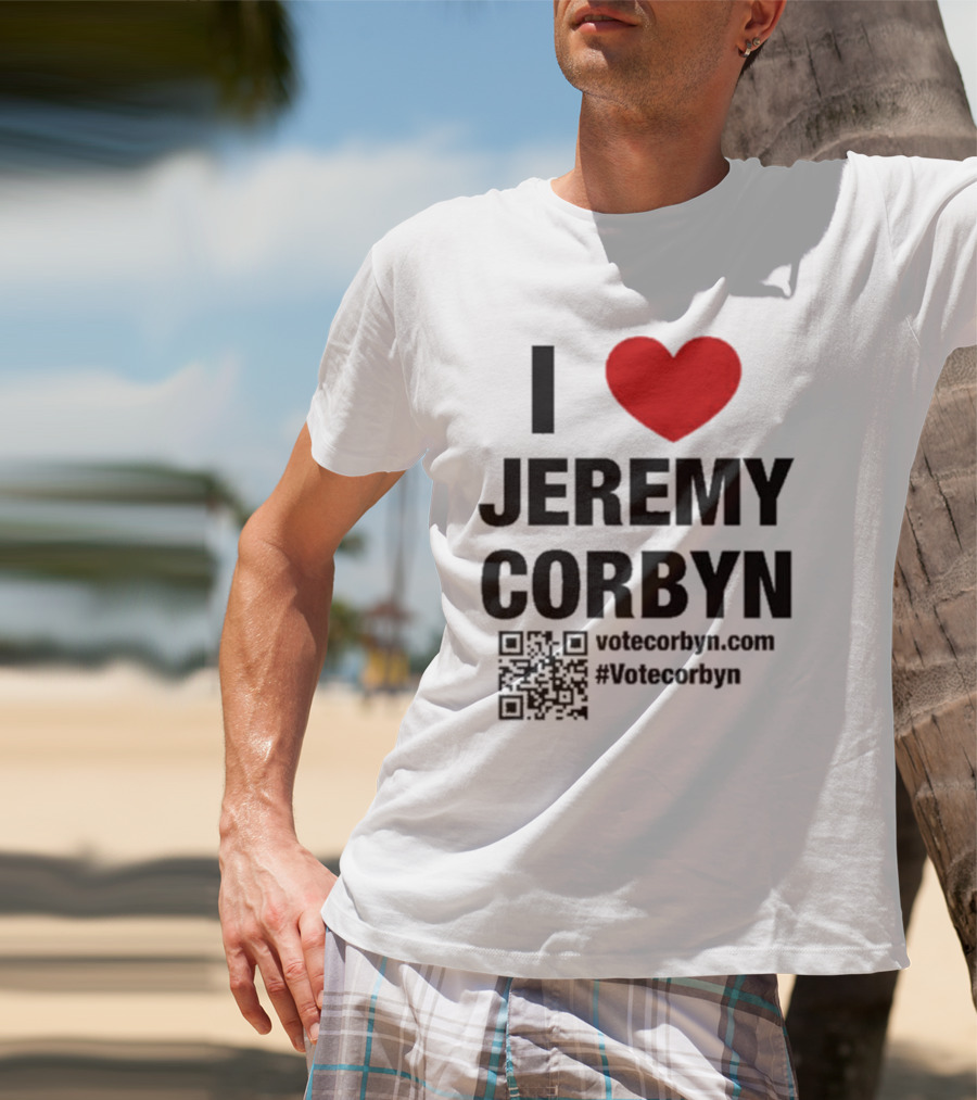 I Love Jeremy Corbyn VoteCorbyn.com #VoteCorbyn T-Shirt