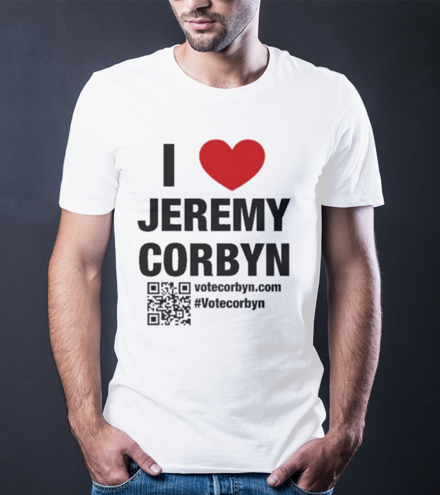 I Love Jeremy Corbyn VoteCorbyn.com #VoteCorbyn T-Shirt