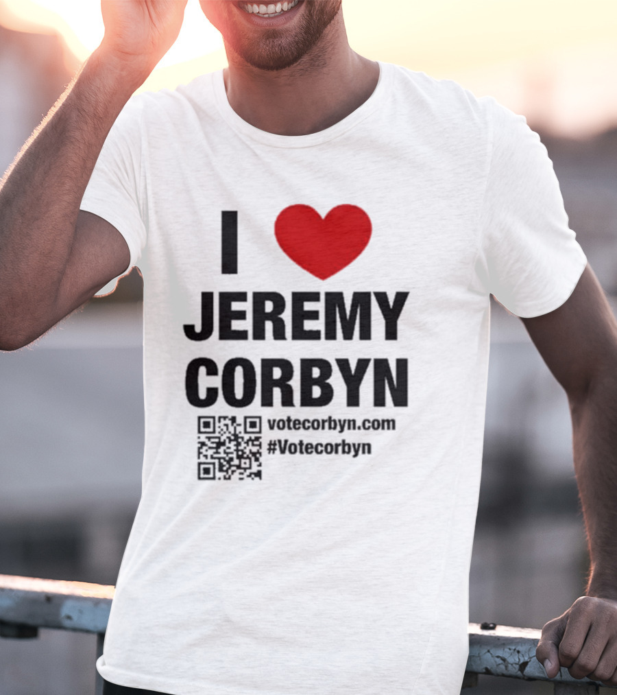 I Love Jeremy Corbyn VoteCorbyn.com #VoteCorbyn T-Shirt