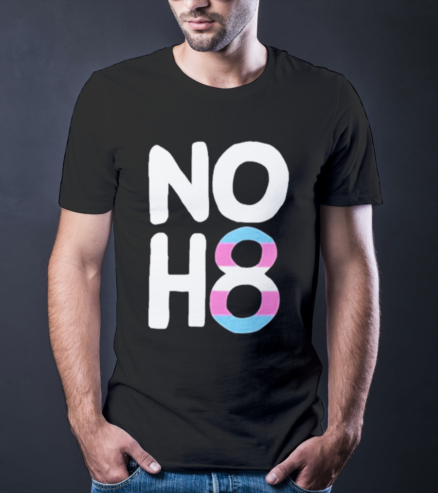NO H8 Trans Pride Colors T-Shirt