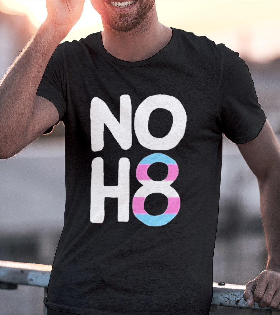 NO H8 Trans Pride Colors T-Shirt