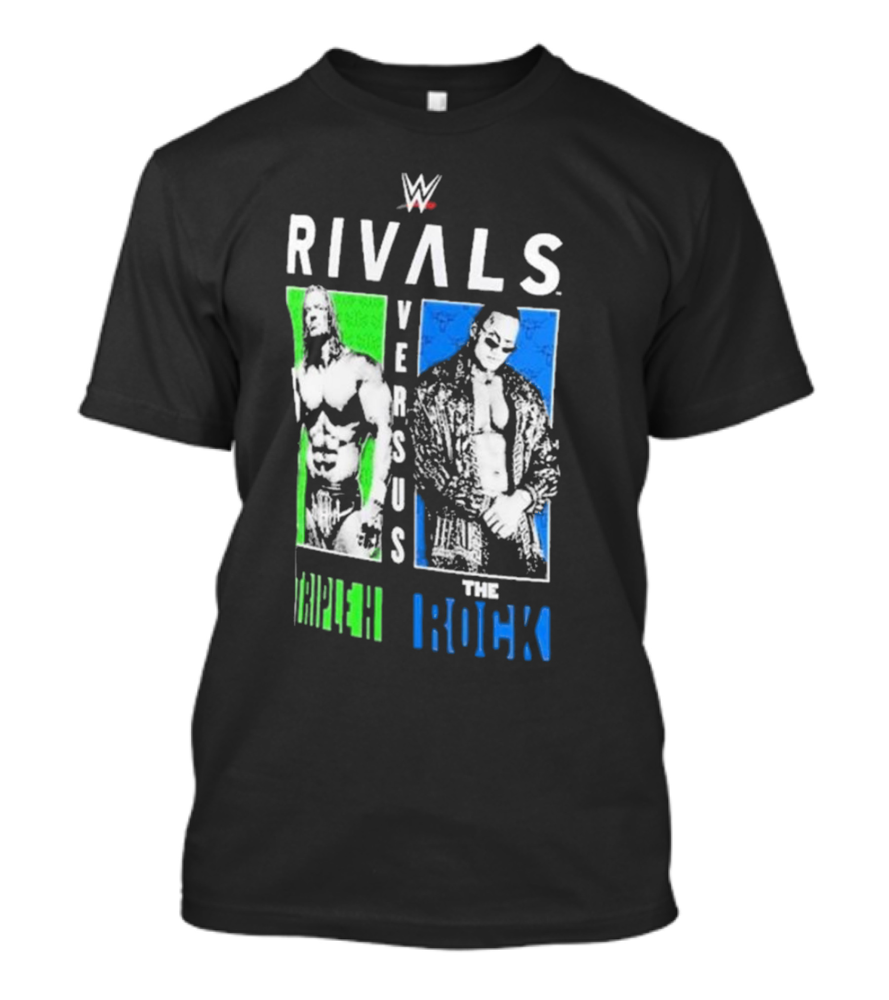 WWE Rivals Triple H Versus The Rock T-Shirt