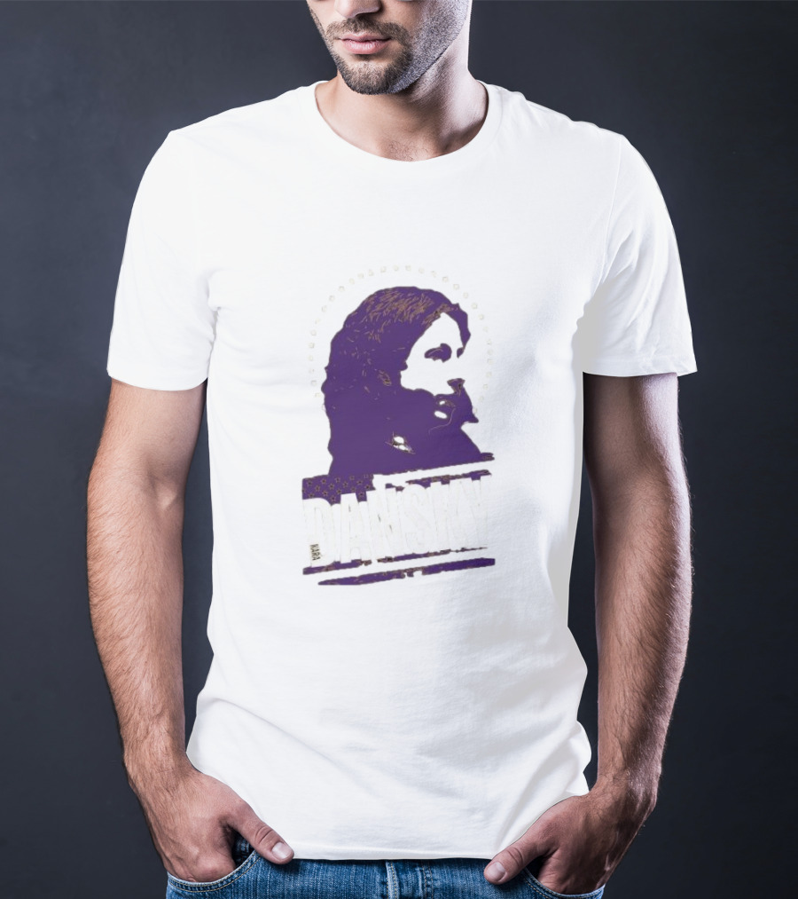 Dansky Purple Silhouette With Stars T-Shirt