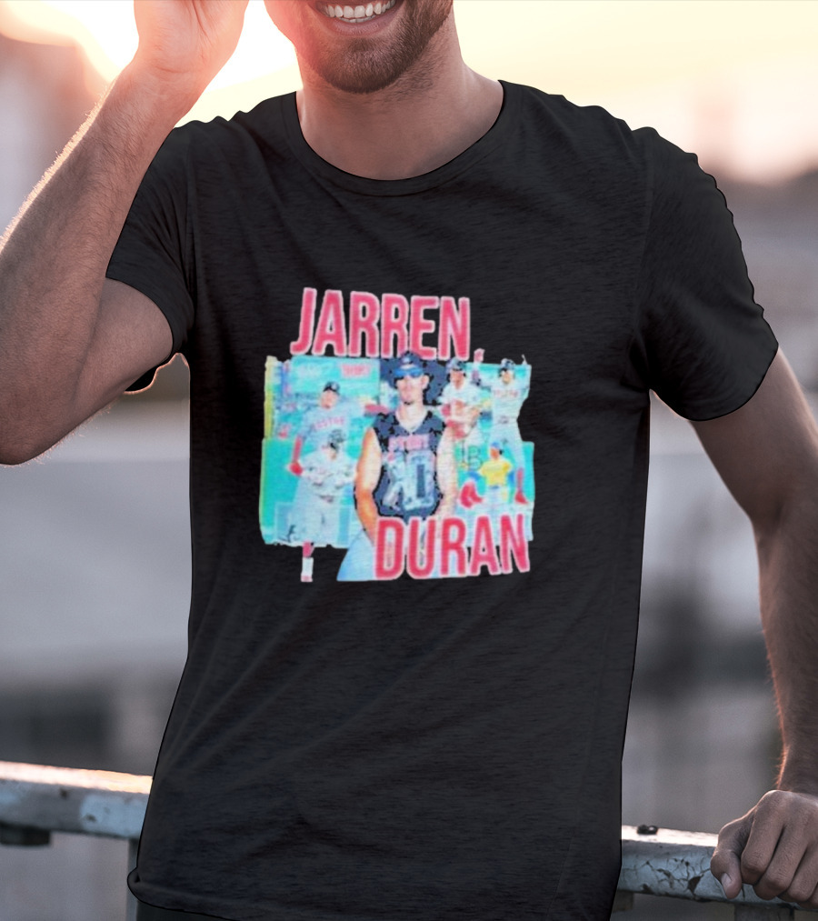 Jarren Duran Baseball Collage Sports T-Shirt