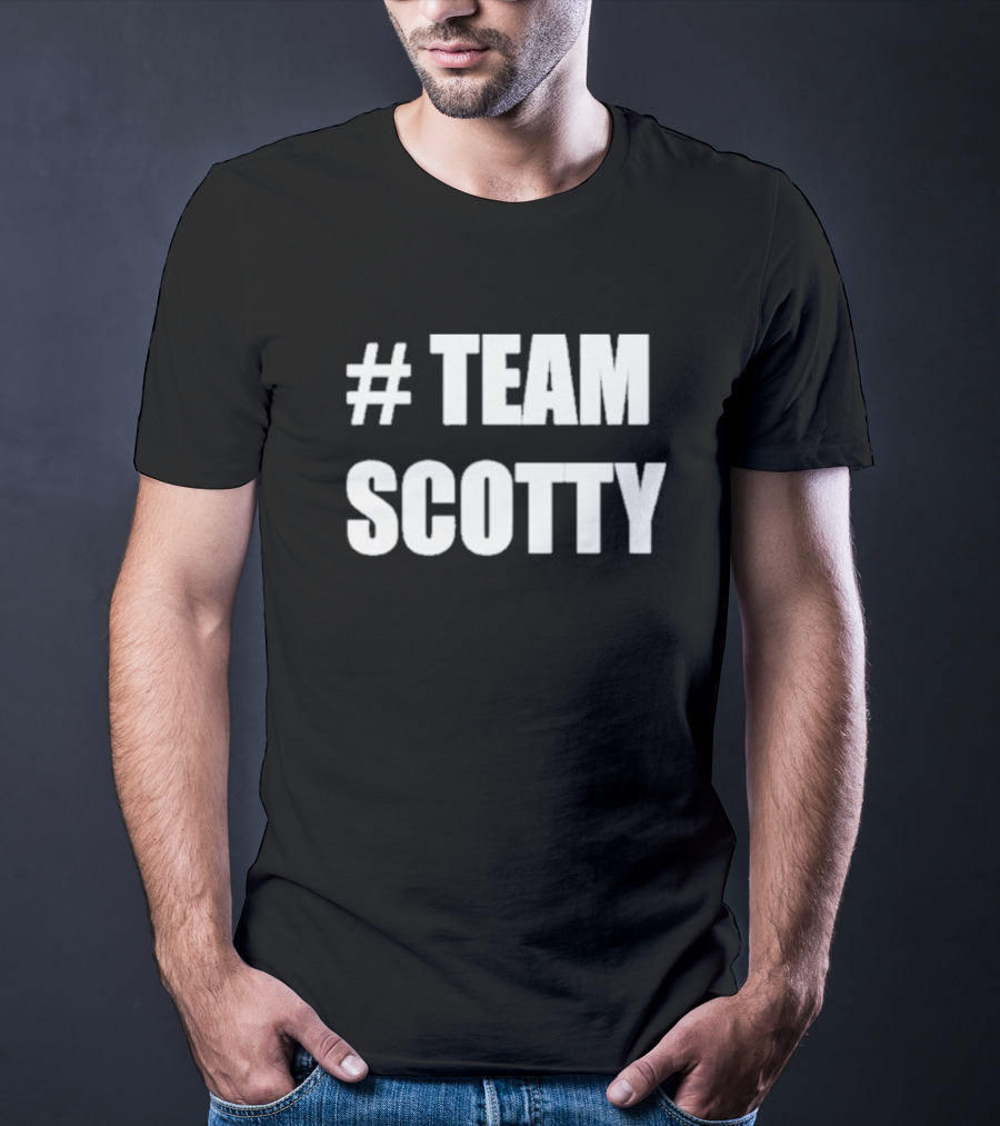 90 Day The Melanated Way Hashtag Team Scotty T-Shirt