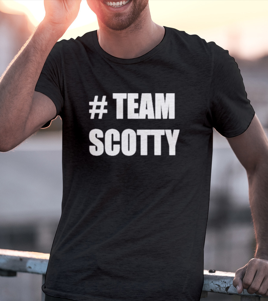 90 Day The Melanated Way Hashtag Team Scotty T-Shirt