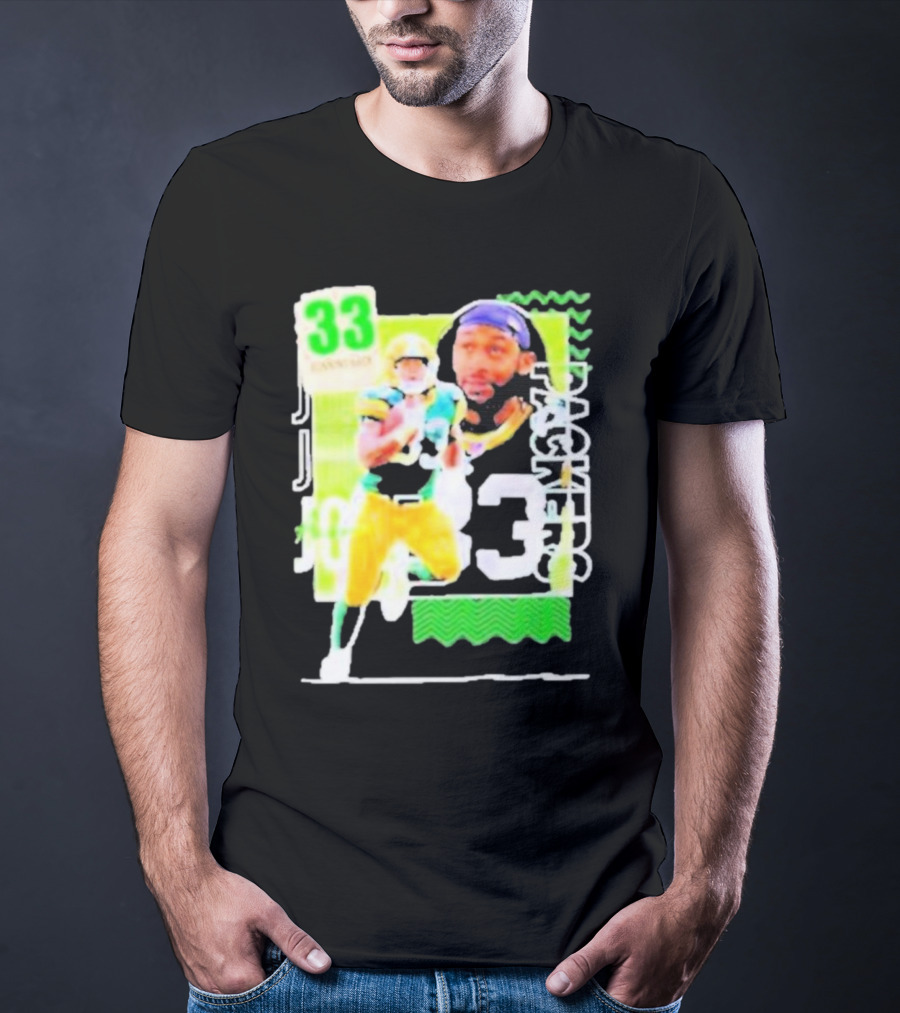 Packers Aaron Jones 33 Football Player Running Back T-Shirt