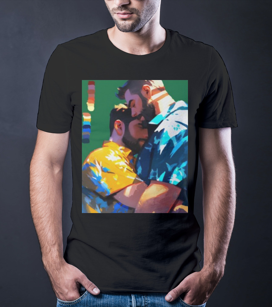 Ego Rodriguez Colours Pride Men's Embrace T-Shirt