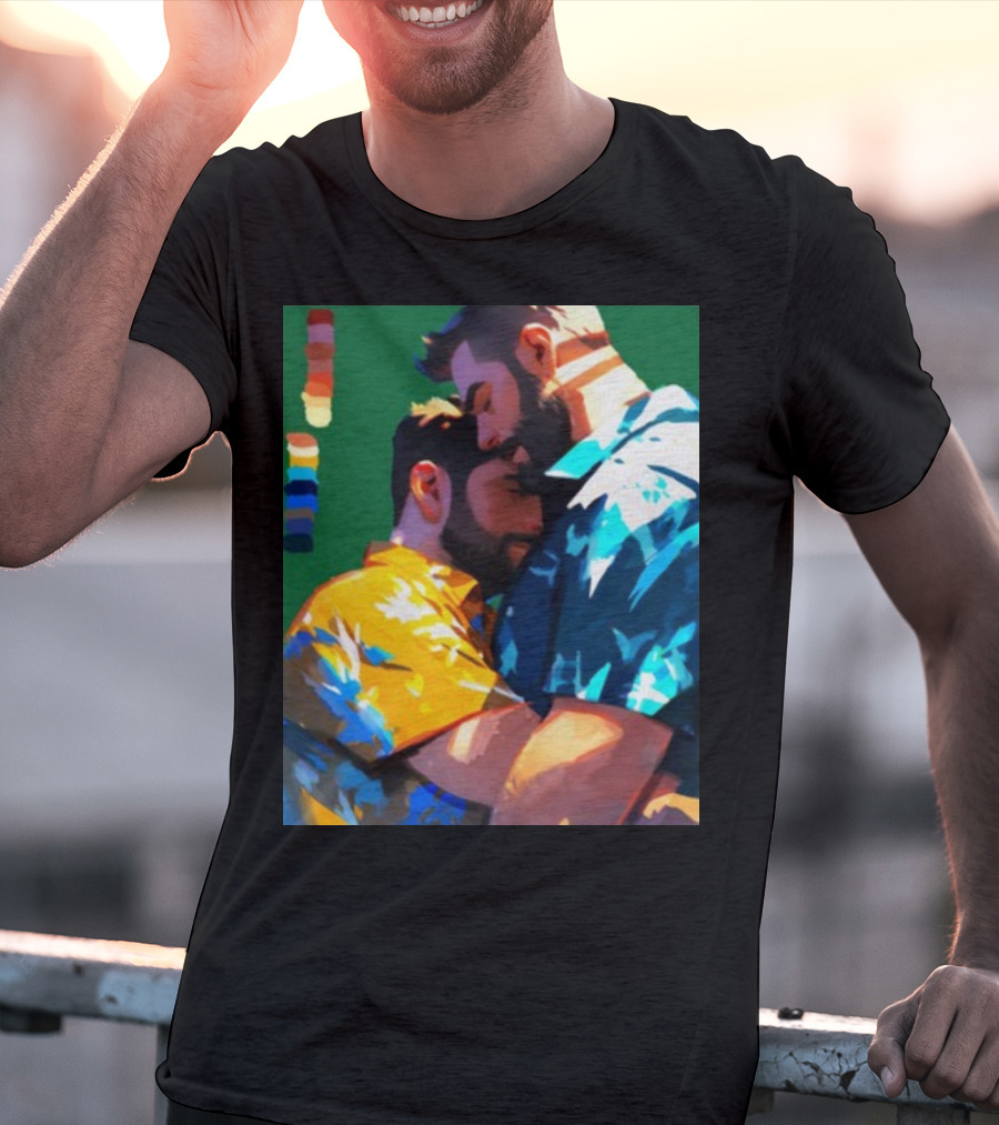 Ego Rodriguez Colours Pride Men's Embrace T-Shirt