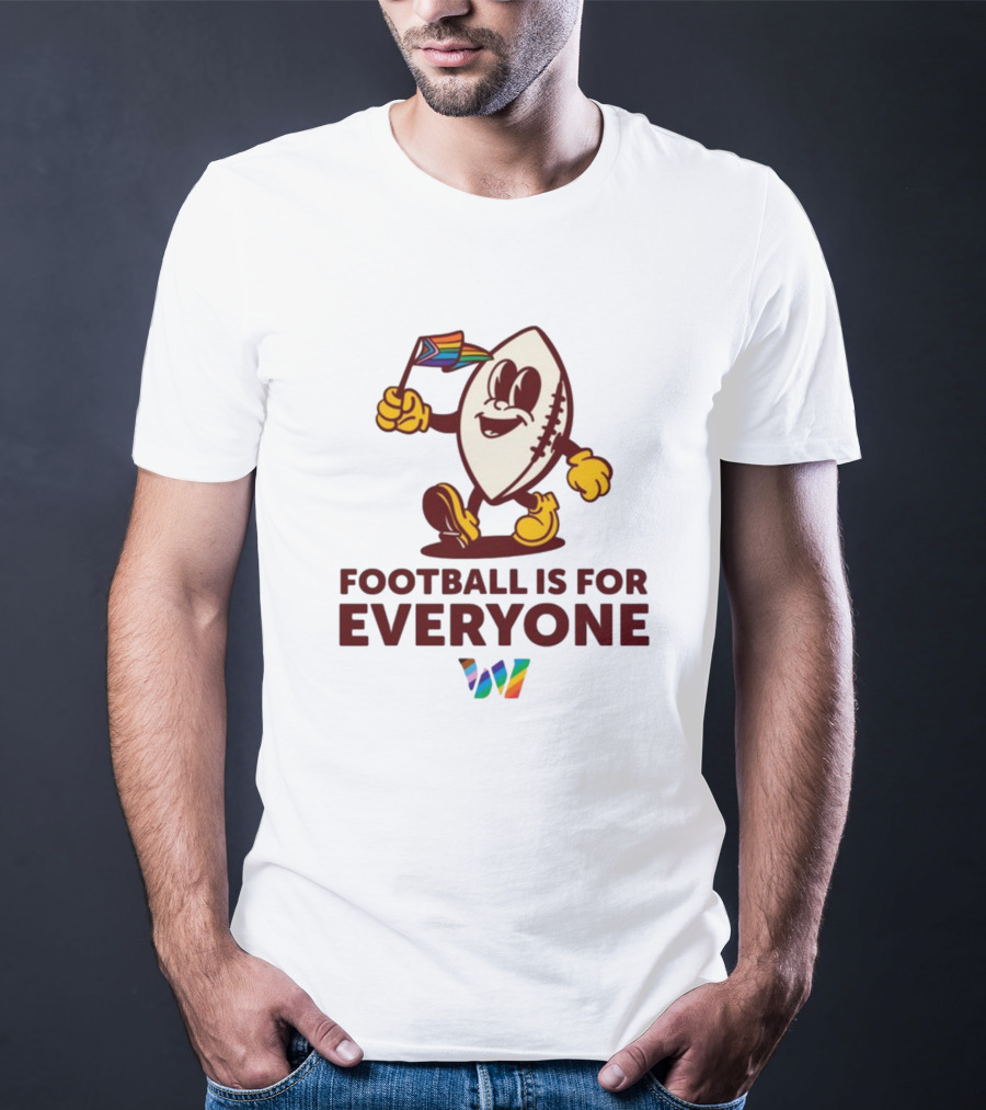 Washington Football Is For Everyone Pride T-Shirt