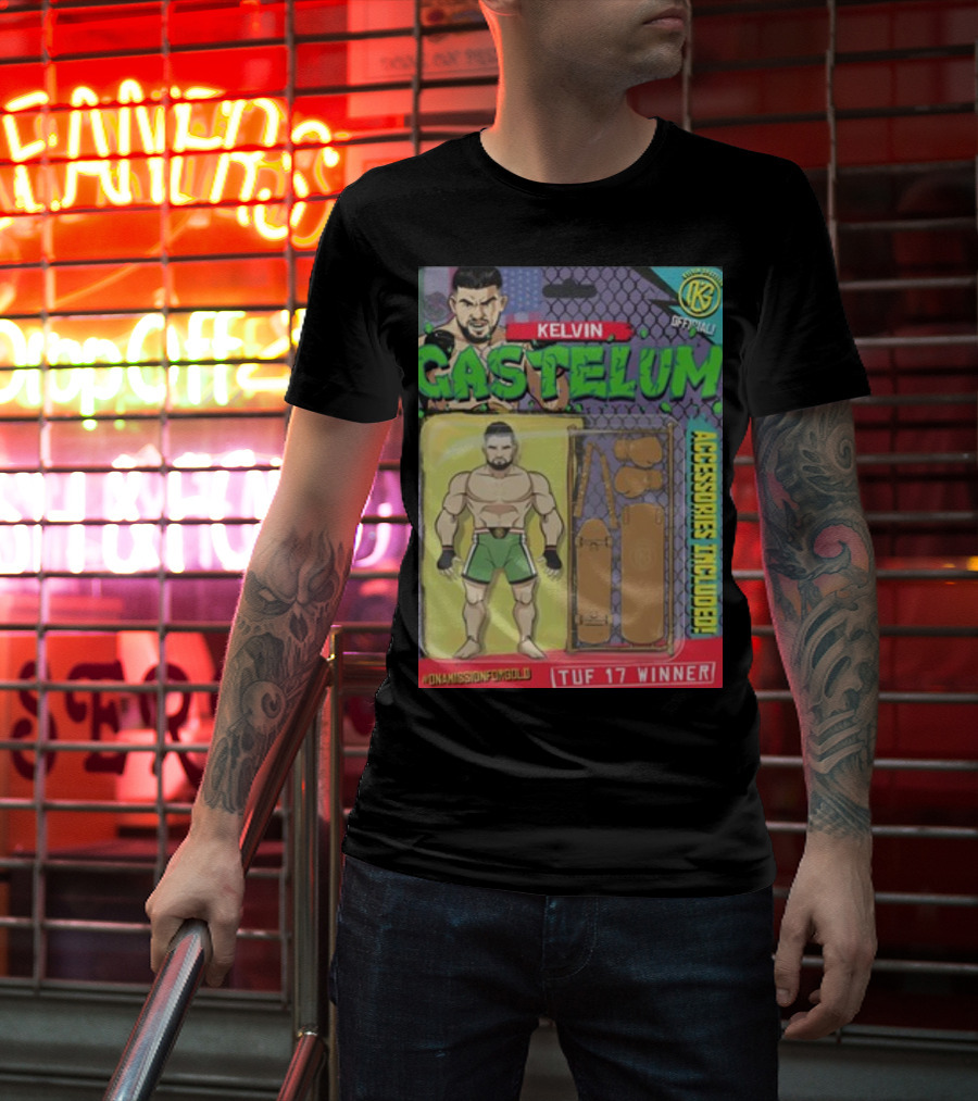Kelvin Gastelum OnMissionForGold TUF 17 Winner Accessories Included T-Shirt