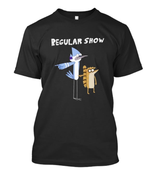 Regular Show Mordecai And Rigby Characters T-Shirt