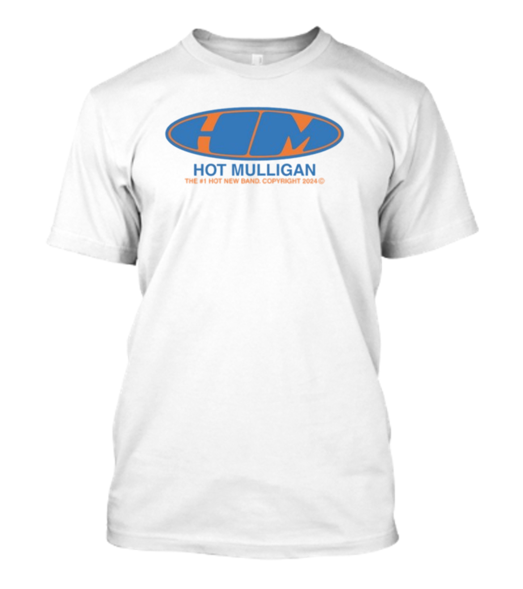 Hot Mulligan HM Oval Logo The #1 Hot New Band Copyright T-Shirt