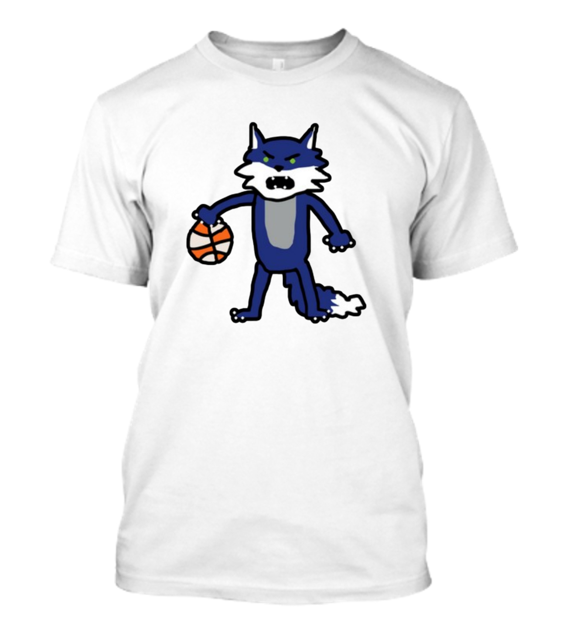 Lynx Paint Night Basketball Wolf T-Shirt