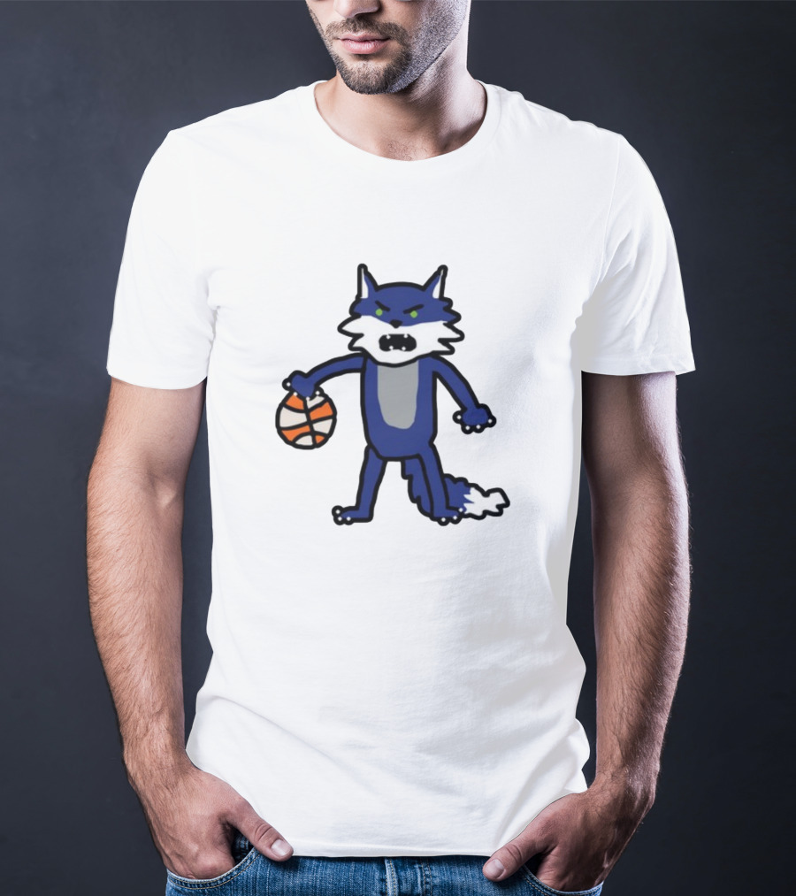 Lynx Paint Night Basketball Wolf T-Shirt