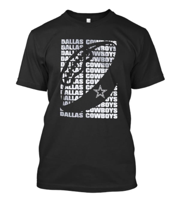 Dallas Cowboys Youth Football Star Logo Repeated T-Shirt