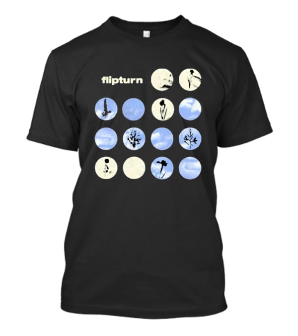 Flipturn Wildflower Sky Circles Botanical T-Shirt