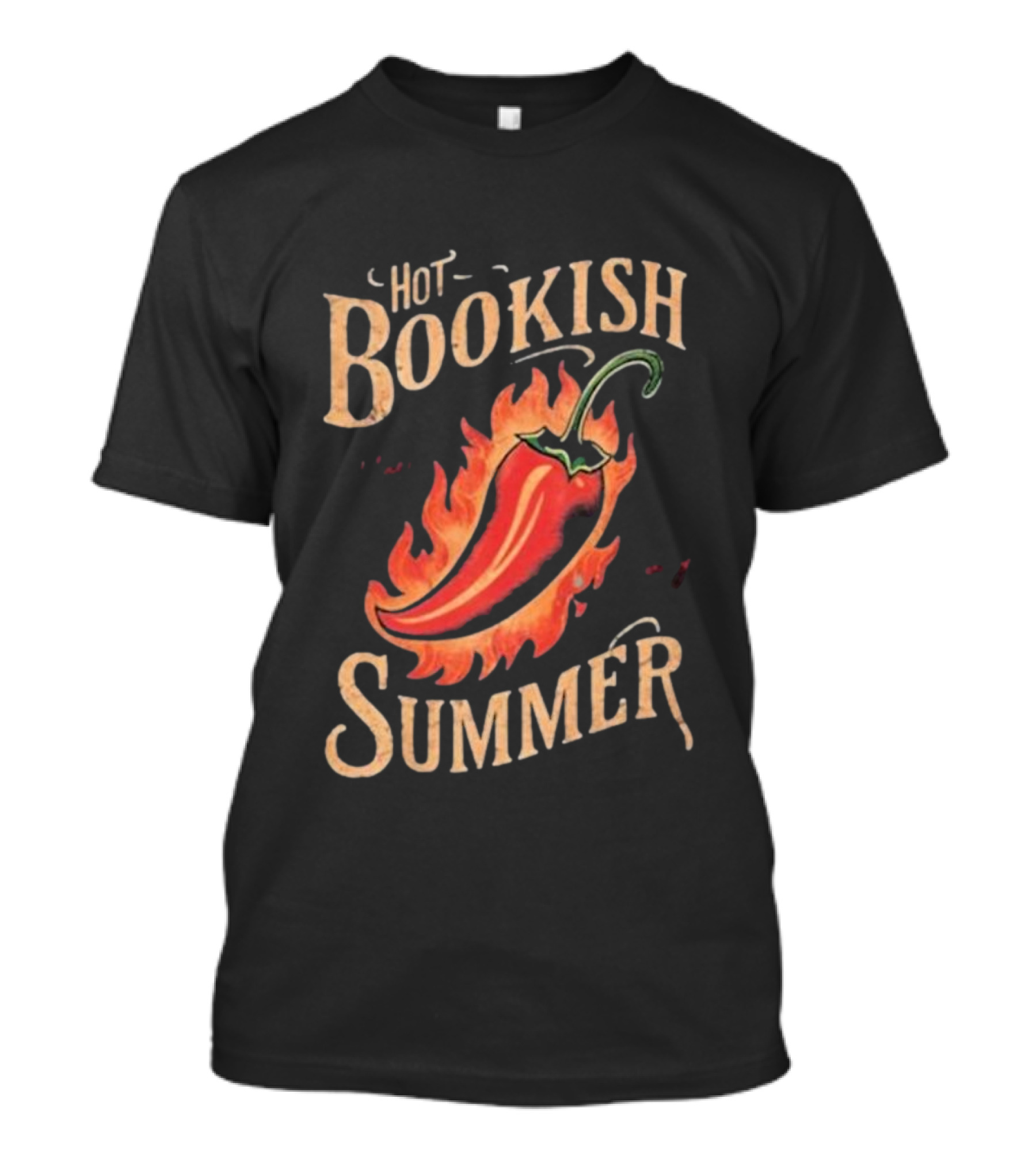 Hot Bookish Summer Pepper On Fire T-Shirt