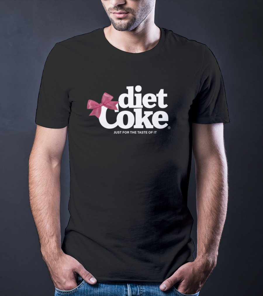 Diet Coke Just For The Taste Of It With Red Bow T-Shirt