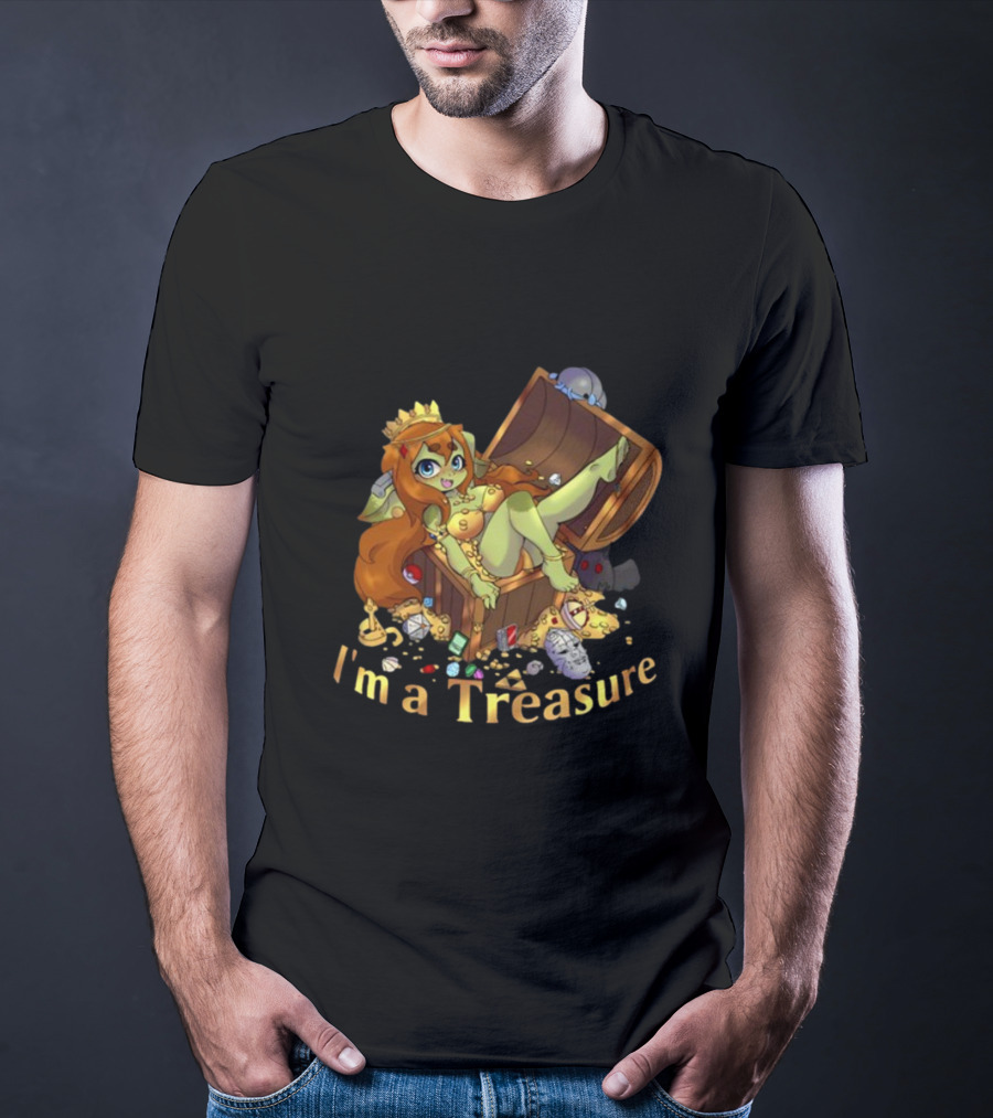 Gob Mode I'm A Treasure Chibi Goblin In Treasure Chest T-Shirt