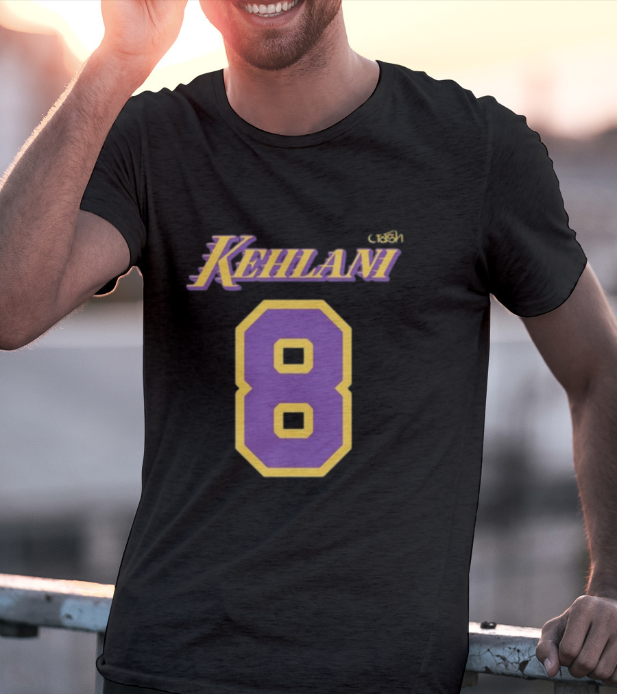 Kehlanistore Kehlani Purple Yellow Number 8 T-Shirt
