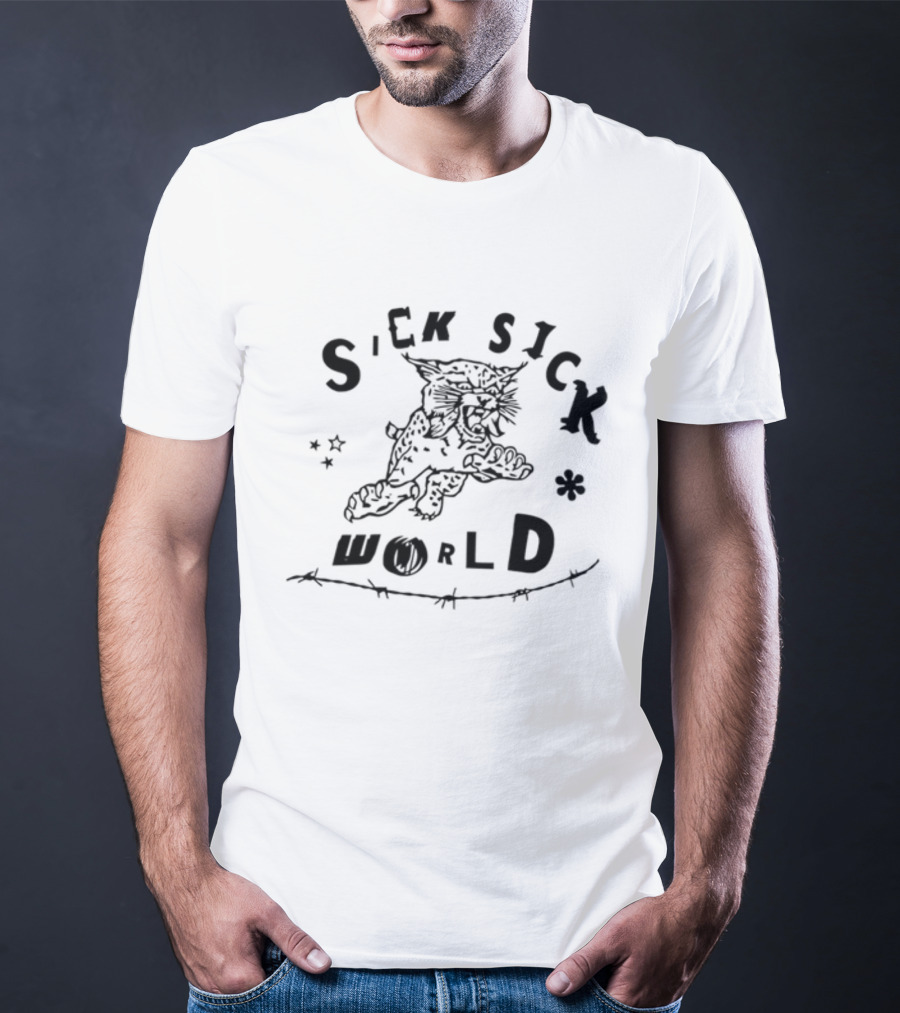 Sick Sick World Lowlvl Tiger Barbed Stars T-Shirt