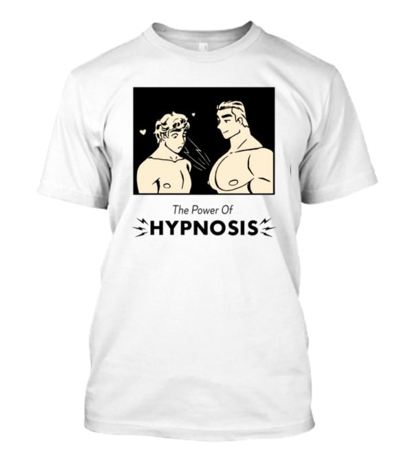 Hypnosis Power With Mesmerized Characters And Heart Symbols T-Shirt