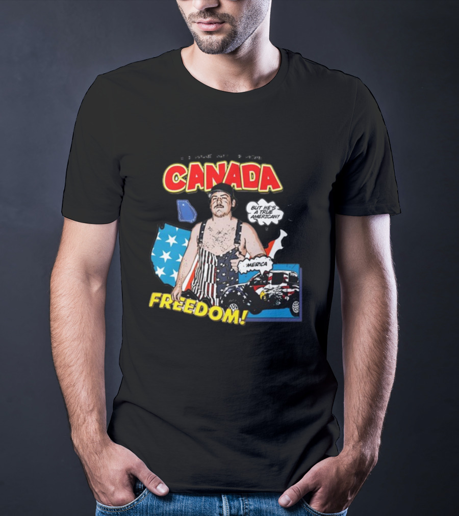 His Name May Be Noah Canada Freedom True American Comic T-Shirt
