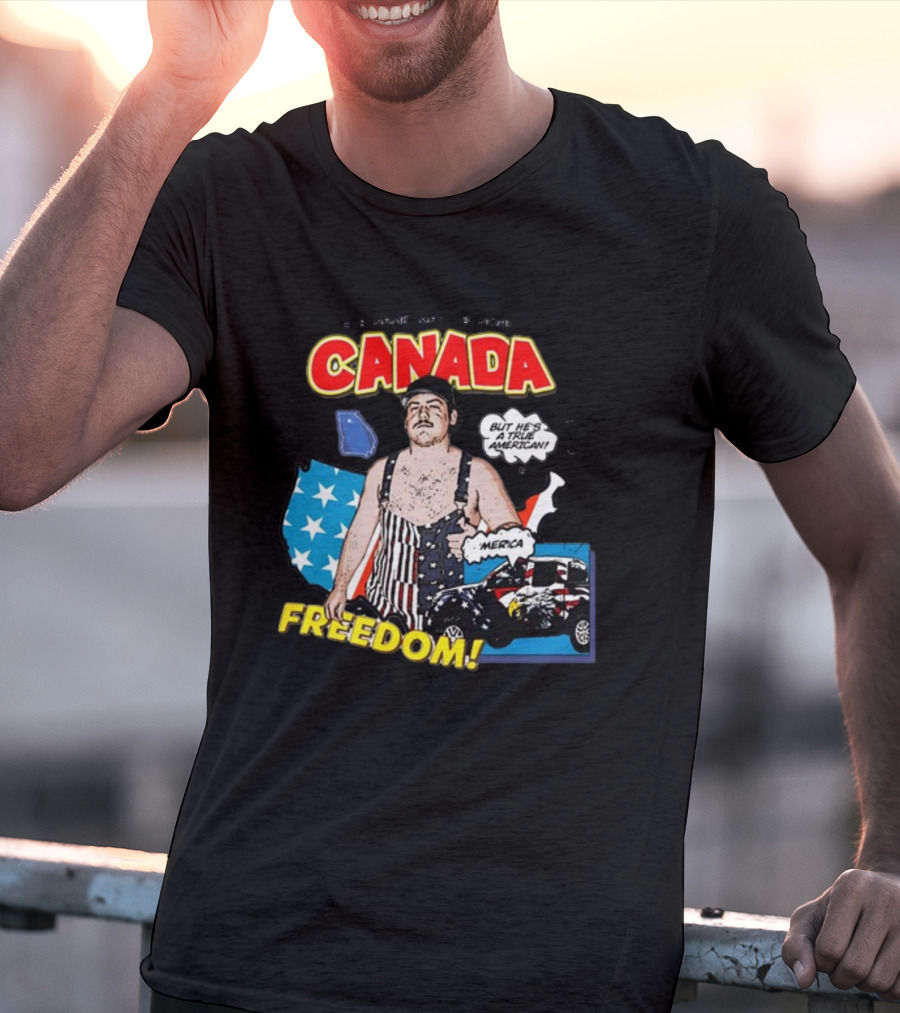 His Name May Be Noah Canada Freedom True American Comic T-Shirt