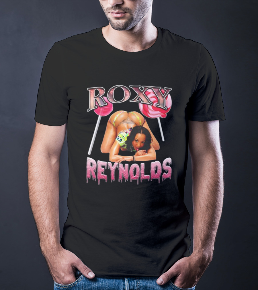Roxy Reynolds Bootleg Lollipop Image T-Shirt
