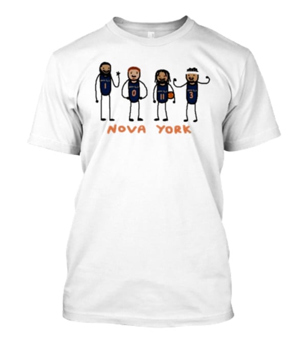 Nova York Basketball Characters Numbers 10 11 3 T-Shirt