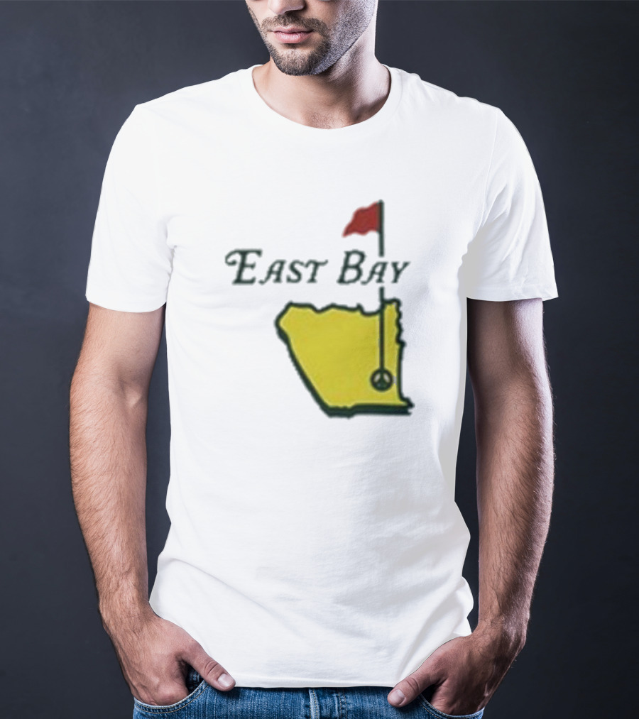 Oaklandish East Bay Golf Map With Flag Hole T-Shirt