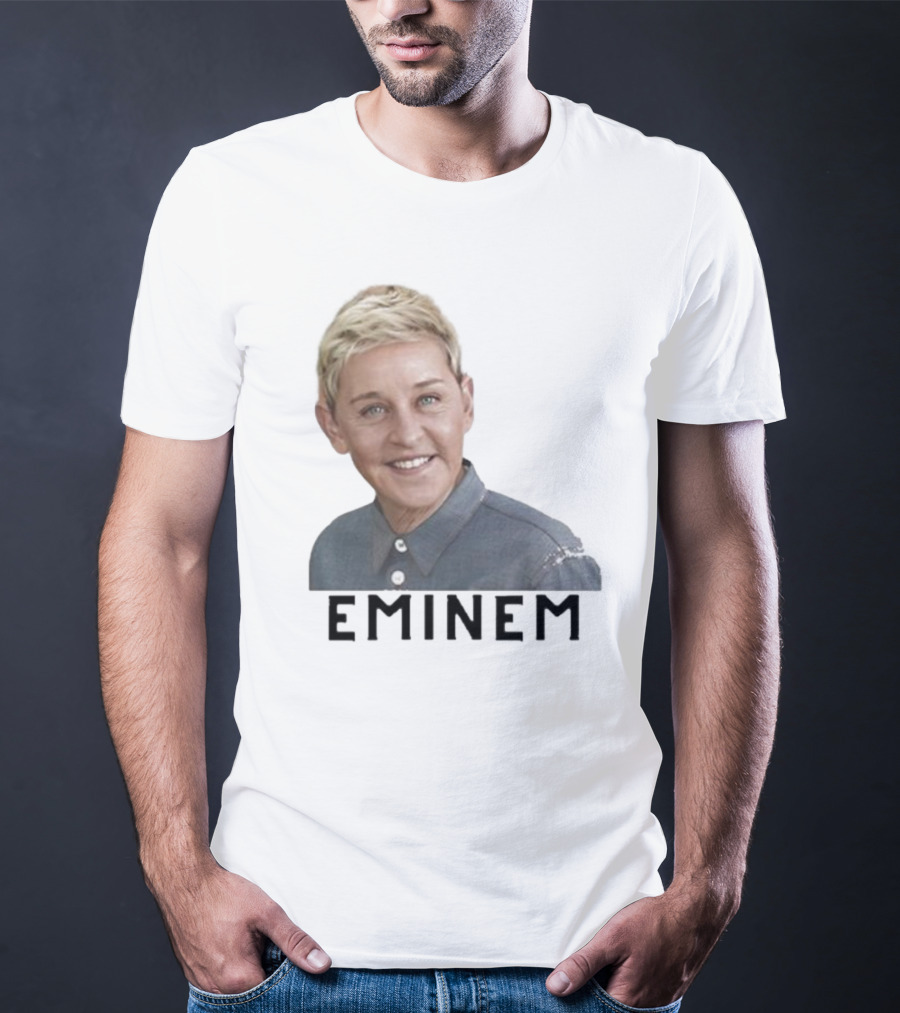 Eminem Ellen Degeneres Face Mashup T-Shirt