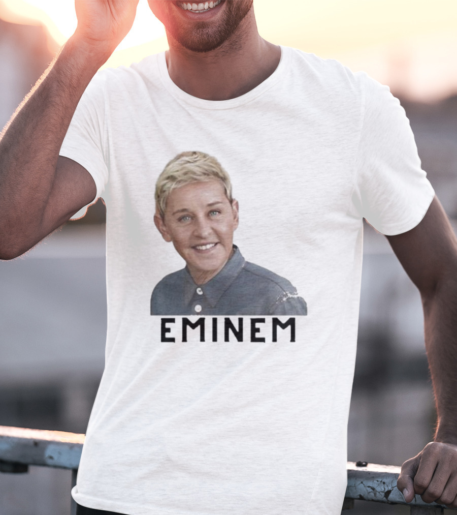 Eminem Ellen Degeneres Face Mashup T-Shirt
