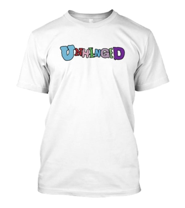 Garrett Watts Things By Garrett Unhinged Colorful Letters T-Shirt