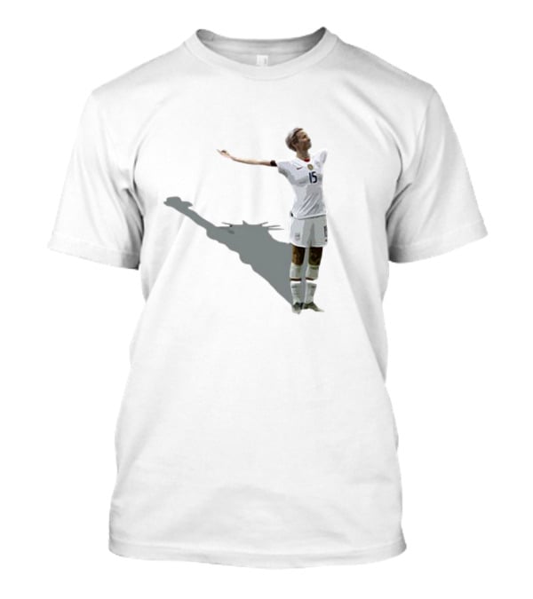 Megan Rapinoe Women's Soccer USA Celebration Statue Of Liberty Shadow T-Shirt
