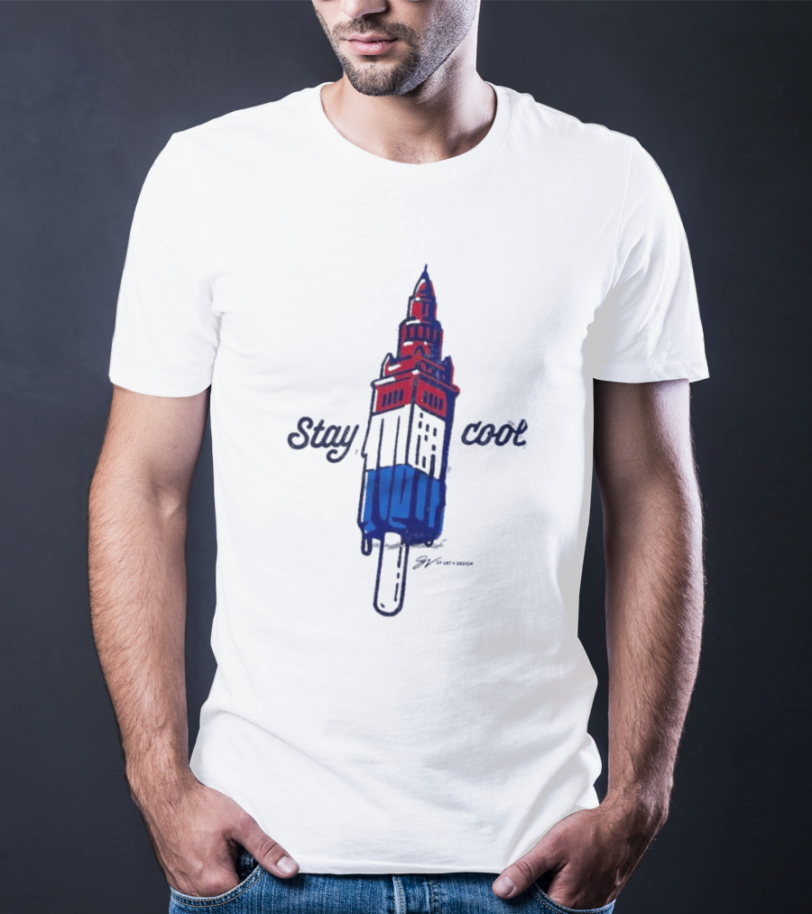 Stay Cool Cleveland Tower Popsicle T-Shirt