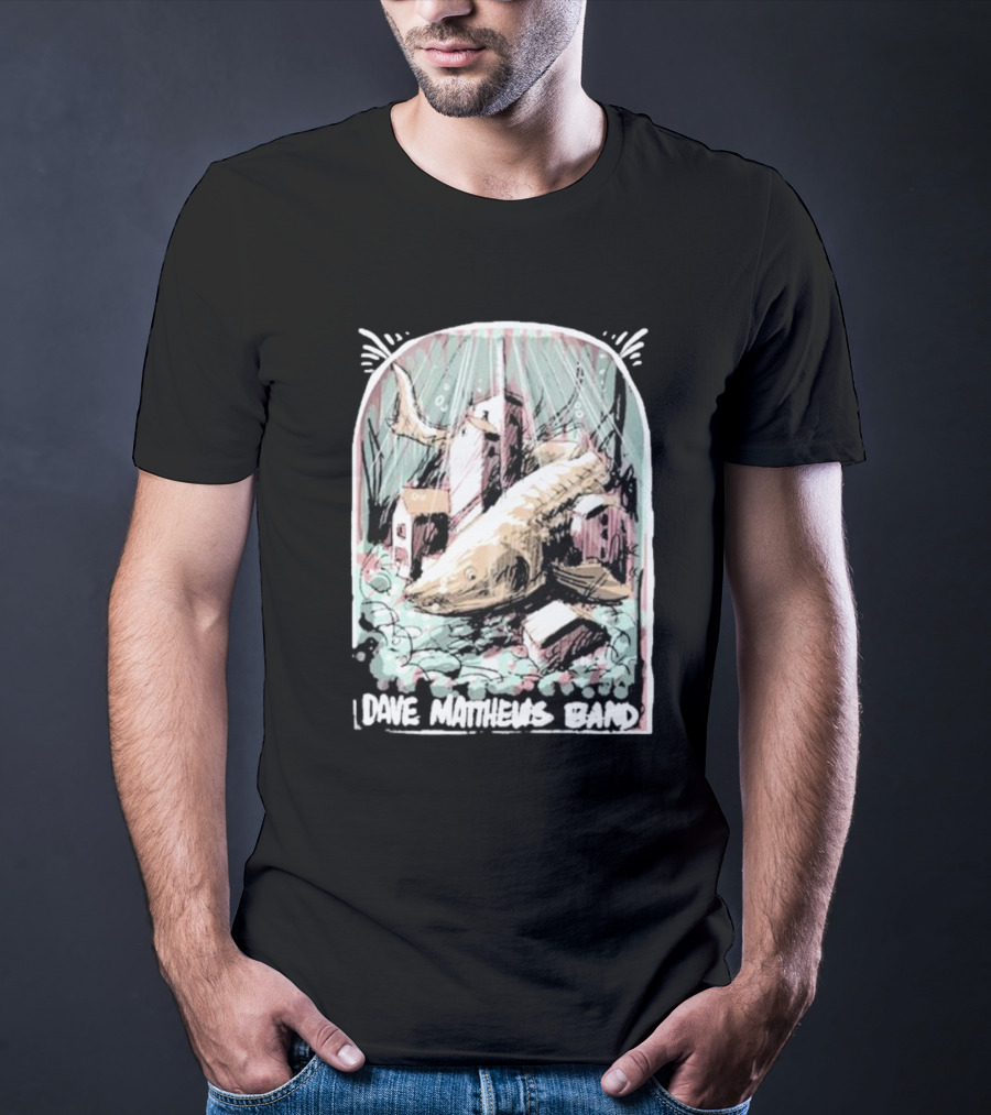 Dave Matthews Band June 26 Surreal Fish And Buildings T-Shirt